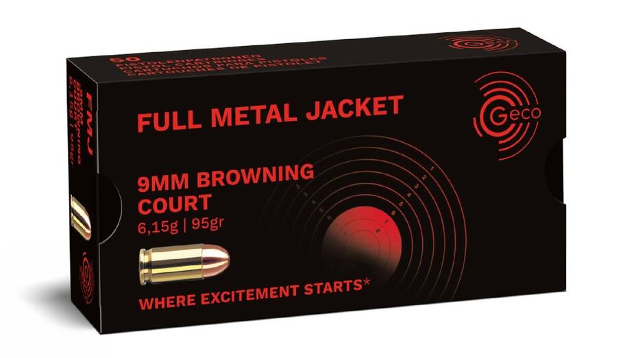 Geco 9mm Browning kurz VM 6,15g / 95gr