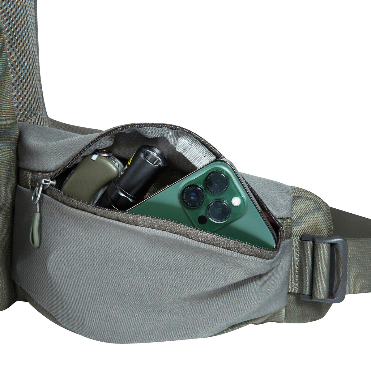 Tatonka Pyrox 45+10 Bushcraft-Rucksack Stone Grey Olive
