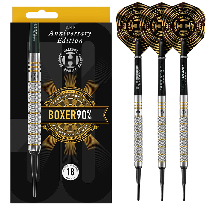 BoxerParallelsoft1_700x Harrows Anniversary Edition Softip Boxer Parallel Profile 90% 18g