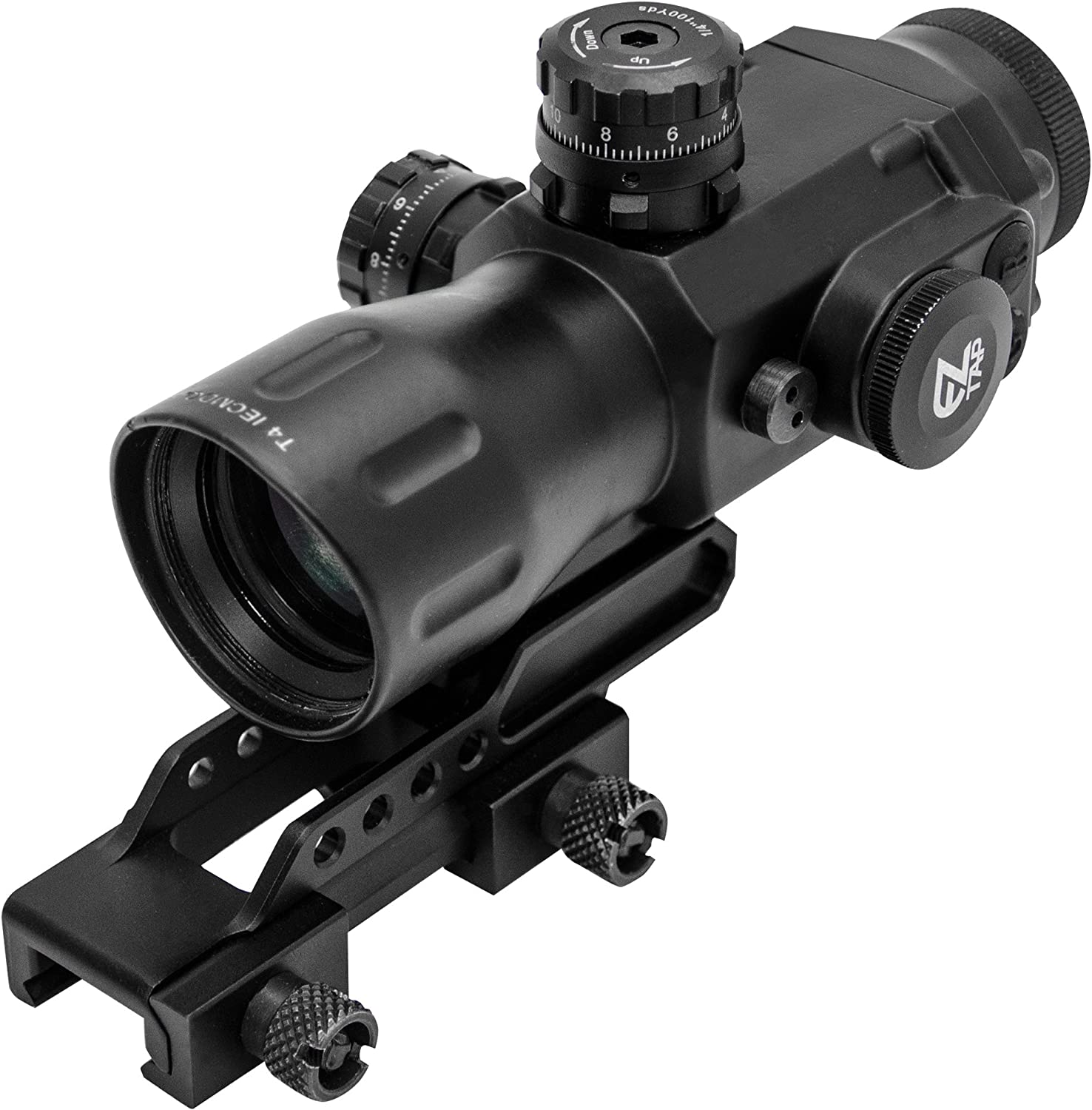 81-kuTnlKaL-_AC_SL1500_DudqPAKpVjrso UTG Compact Prismatic 4X32 T4 Scope, 36-Color T-DOT