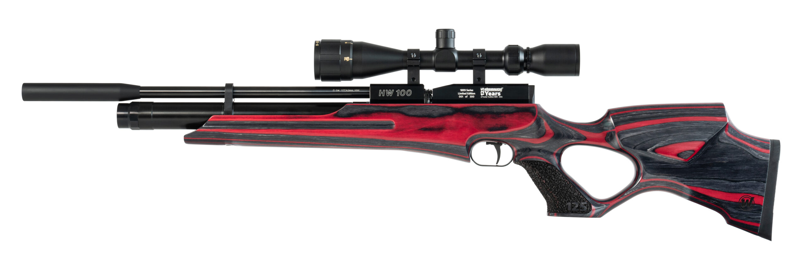 1899-Series_HW-100-scaled Weihrauch HW100 T Pressluftgewehr 4,5mm 125. Jähriges Jubiläumsmodel