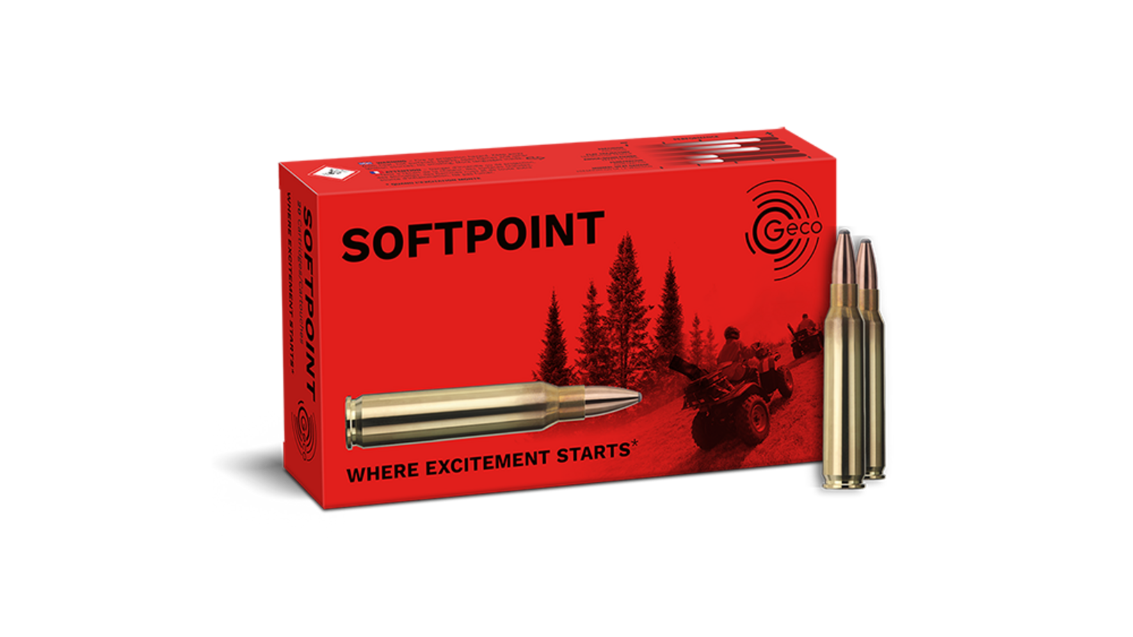 Geco .223 Rem Teilmantel 3,43g / 53gr