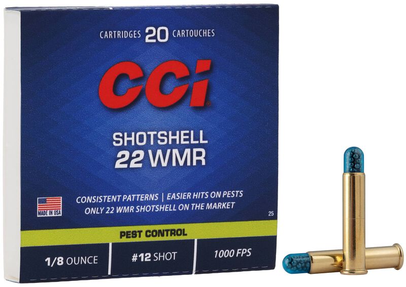 CCI .22 WMR Rimfire Shotshell CCI .22 WMR Rimfire Shotshell