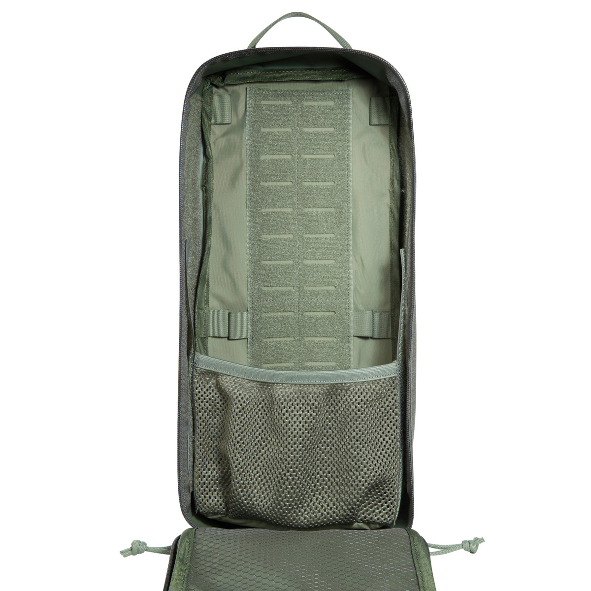 Tasmanian Tiger Medic Platoon Side Pocket Rucksack-Front-Seitentasche Stone-Grey-Olive IRR