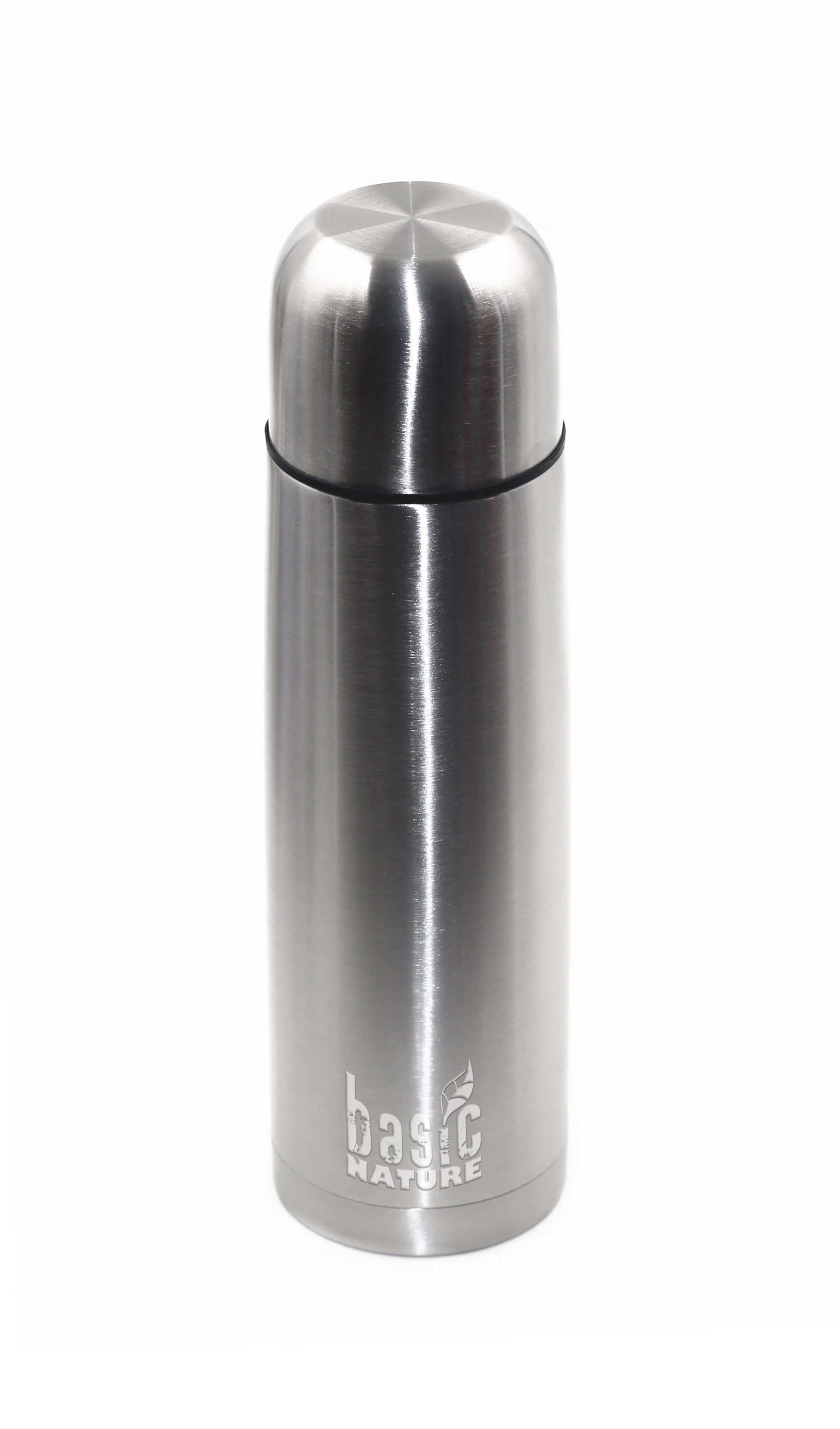 562020 Basic Nature Isolierflasche 1 Liter Edelszahl