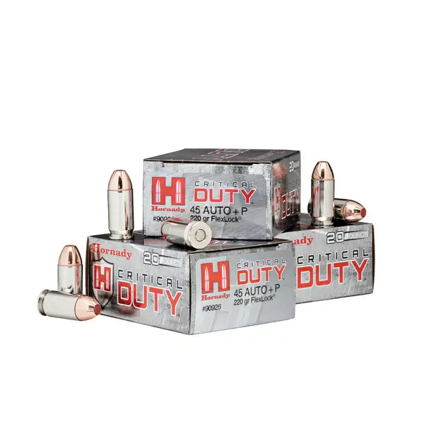 Hornady 45 Auto +P FlexLock Critical Duty  14,2g / 220gr Hornady 45 Auto +P FlexLock Critical Duty  14,2g / 220gr