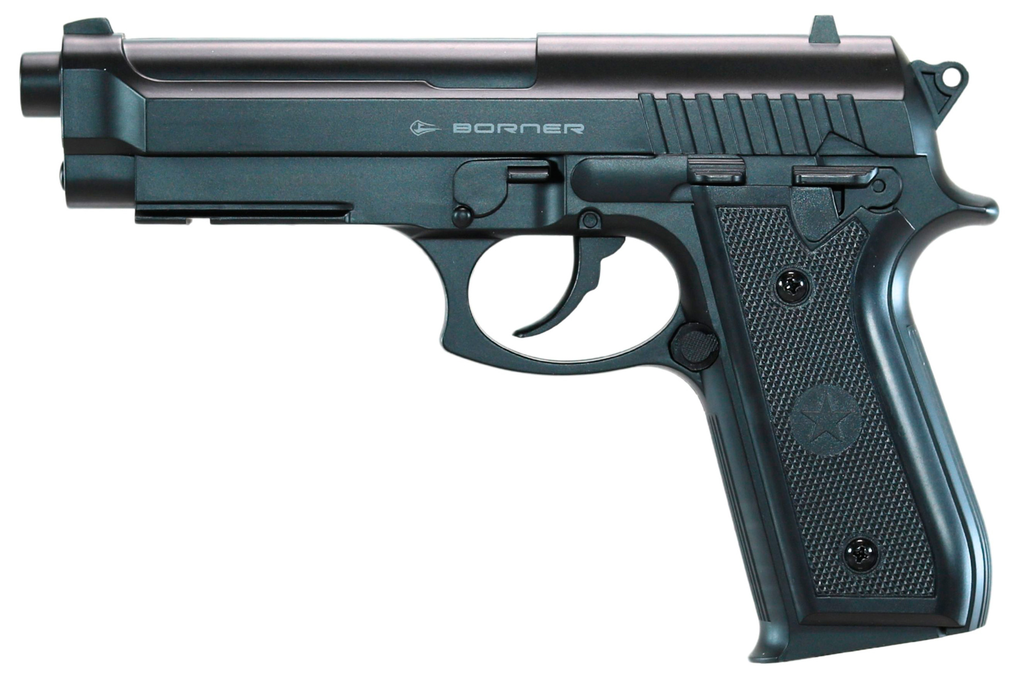 Borner 92 CO2 Luftpistole Kal. 4,5 mm BB schwarz