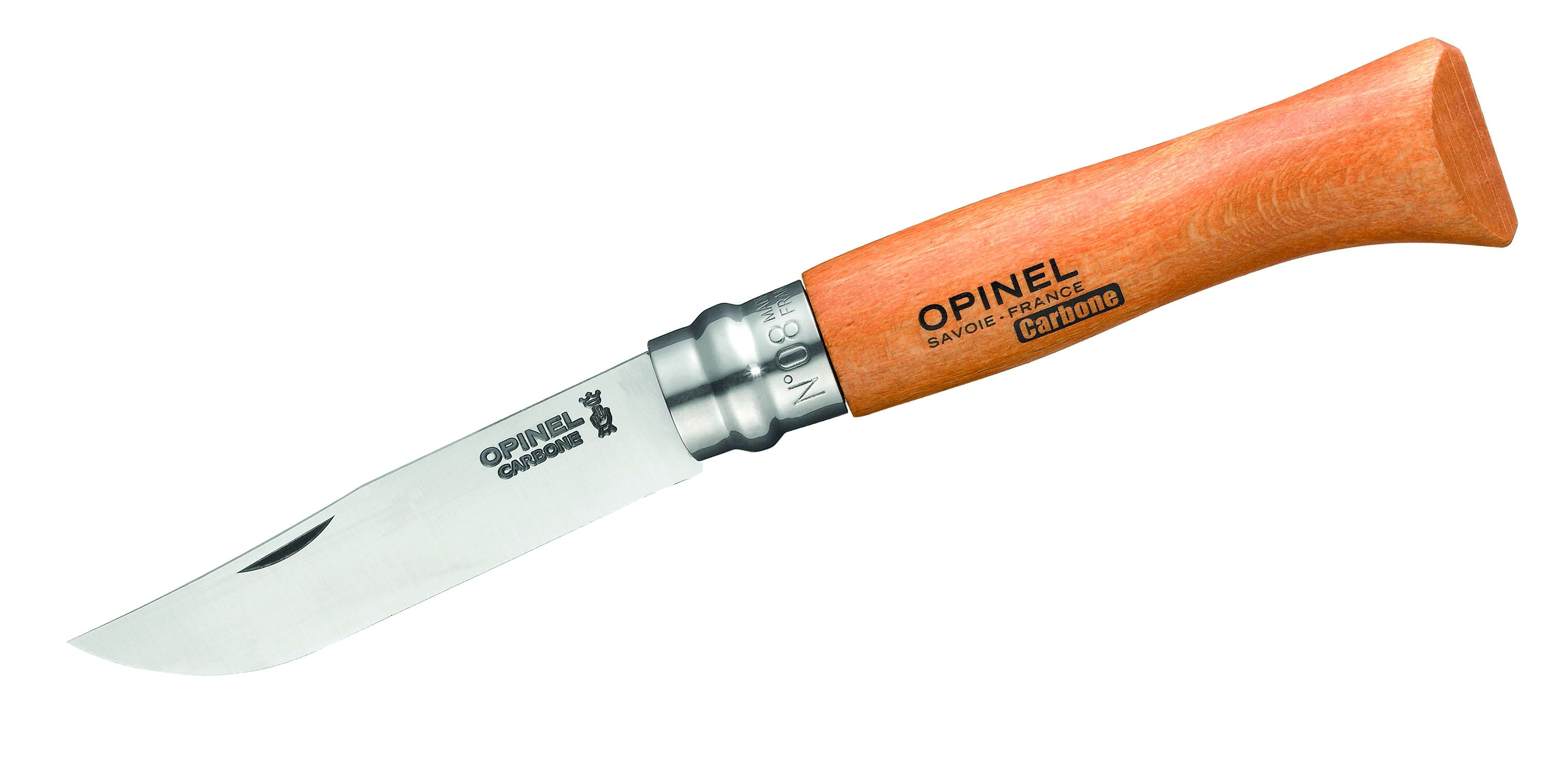254008 Opinel Taschenmesser No 08 Buche Carbon