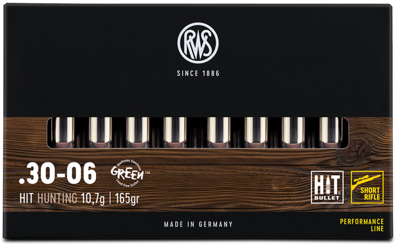 csm_2408472_RWS_30-06_Short-Rifle_HIT_10_7g_Verpackung-frontal_150dpi_026affa4d1 RWS .30-06 HIT Short Rifle Performance Line 10,7g / 165gr