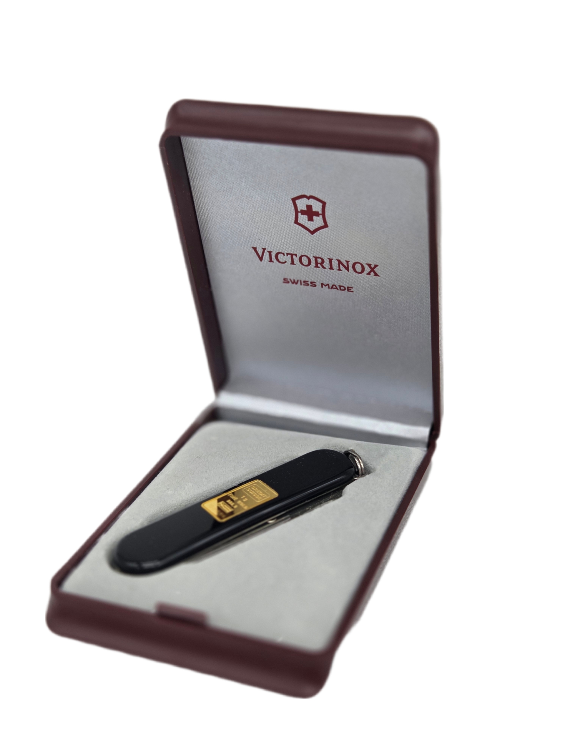 Victorinox Classic mit Goldbarren 1 gr