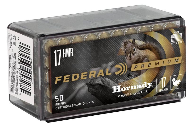 Federal Varmint & Predator Hornady V-Max .17 HMR 1,1g / 17gr Federal Varmint & Predator Hornady V-Max .17 HMR 1,1g / 17gr