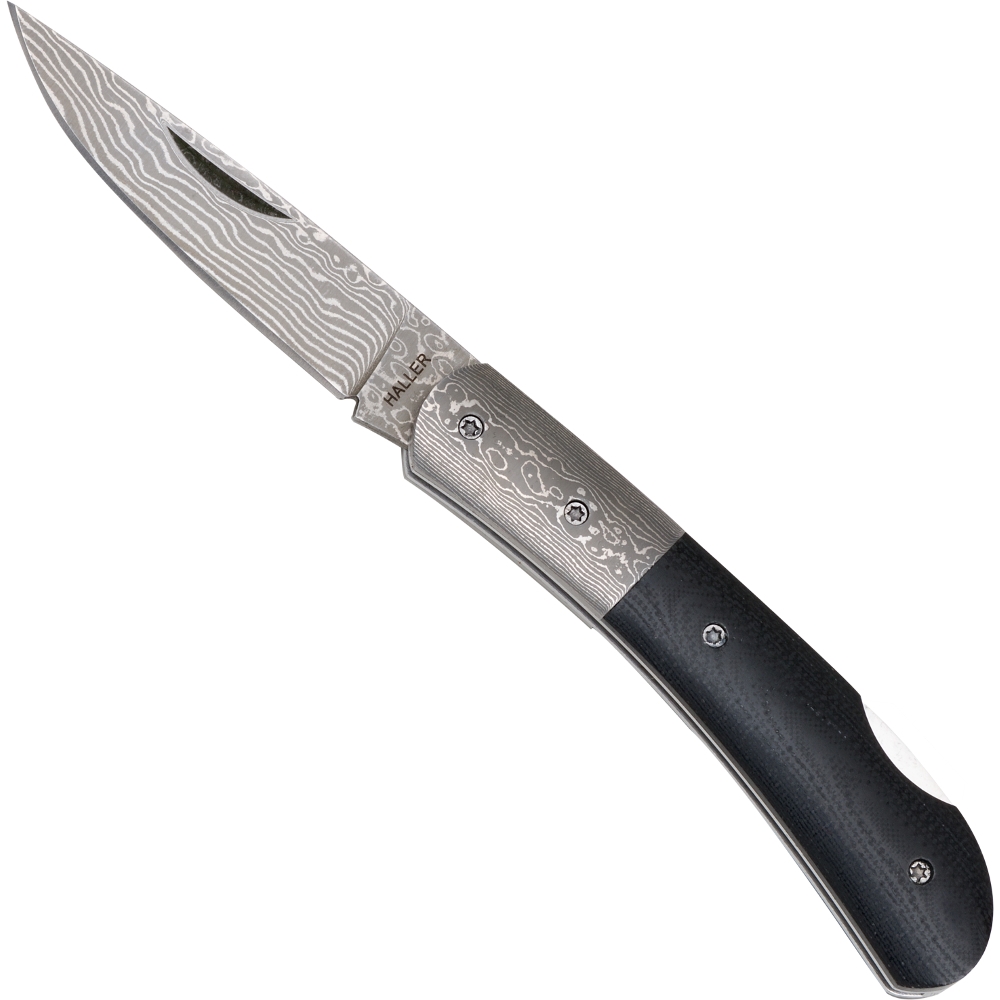 42975_s Haller Damast Taschenmesser G10