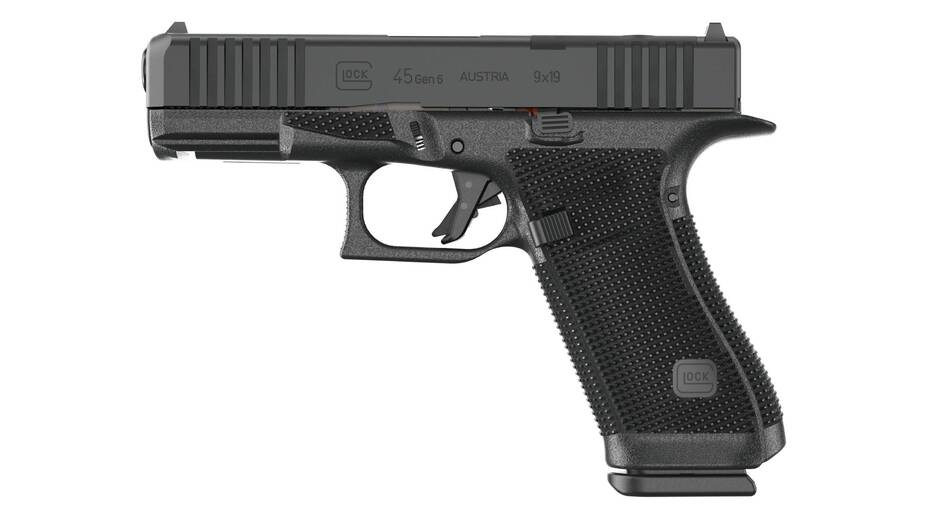 Glock 45 Gen6 OR FS 9mm Luger Compact Crossover Halbautomatische Pistole
