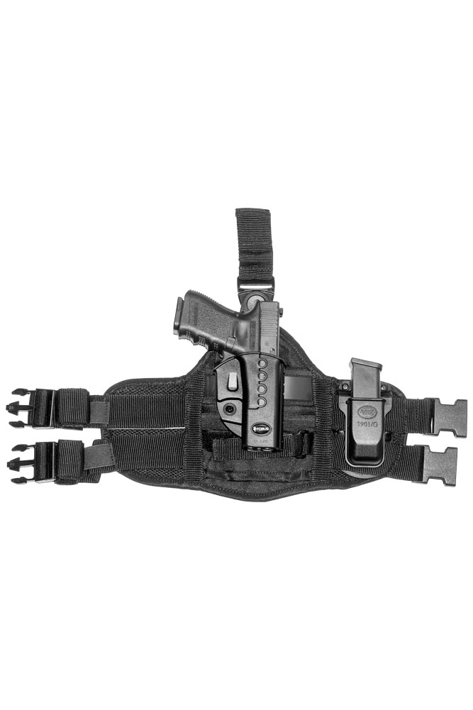 EXND2 Fobus Oberschenkelhalter für alle Fobus Paddle Holster und Einzelmagazintaschen