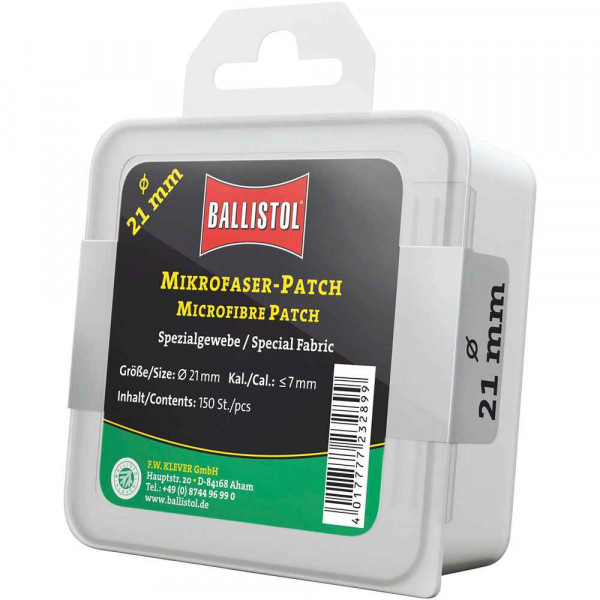 Ballistol Mikrofaser-Patch rund 7mm 150 St.