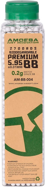 Amoeba Premium Bio BB's 6mm 0,20g 2.700St. Weiß