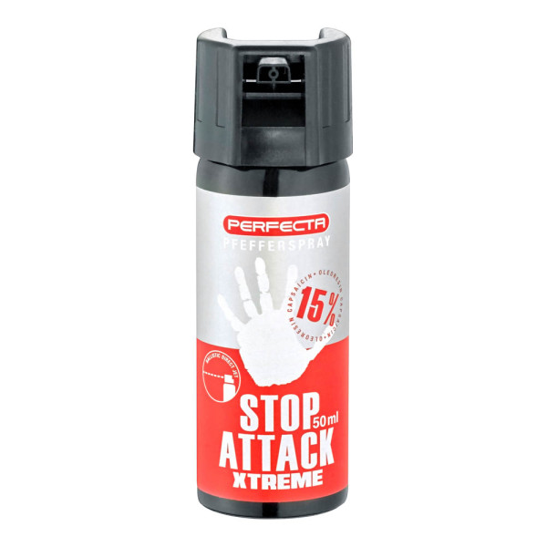 Perfecta Stop Attack Pfefferspray X-Treme 50 ml ballistischer Strahl