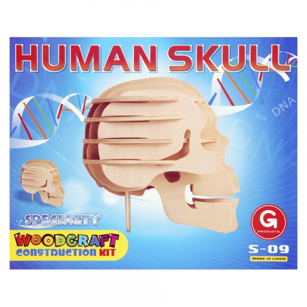 Holzpuzzle Skull S-09