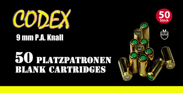 Codex Platzpatronen 9mm PA Knall