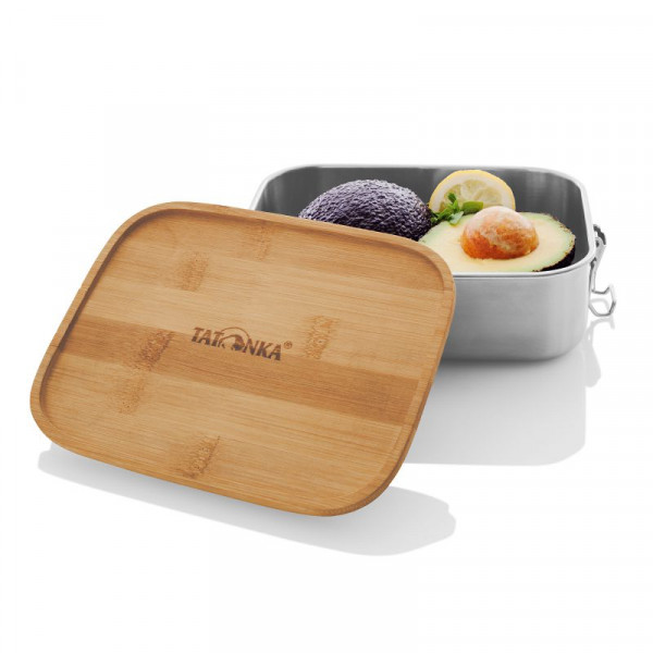 Tatonka Lunch Box I 1000 Bamboo Edelstahl-Brotdose