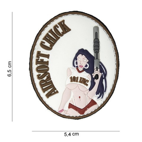 Patch " Airsoft Chick"
