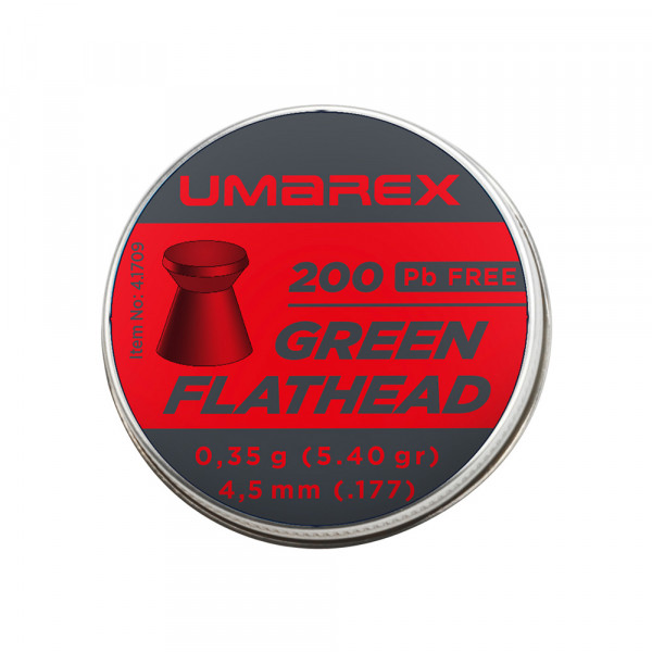 Umarex Green Flathead 4,5mm Diabolos
