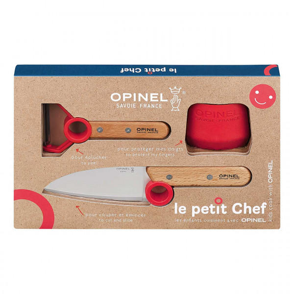 Opinel Le Petit Chef Kinder Küchenmesser Set 3-teilig