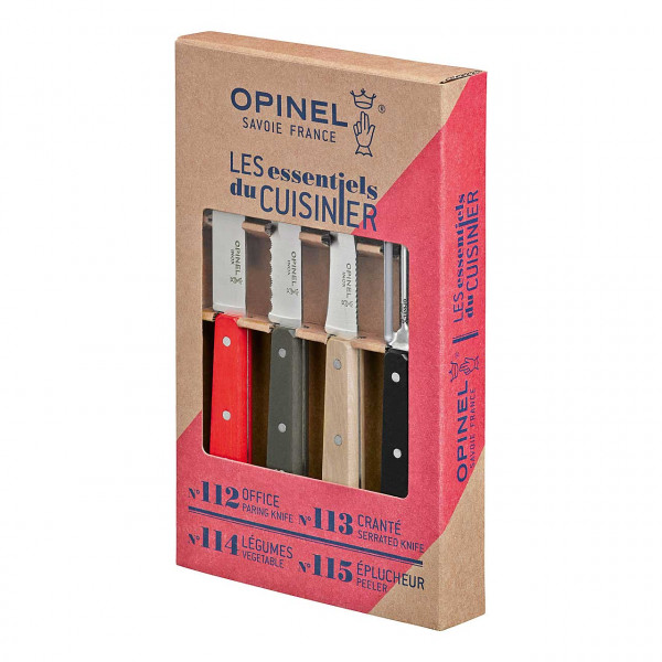 Opinel Küchenmesser Set LES ESSENTIELS Loft 4-teilig