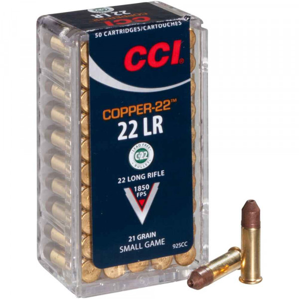 CCI .22 lfb. Copper CHP 1,4g/21grs.50Schuss