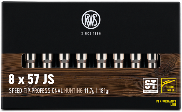 RWS 8X57 IS Speed Tip Pro Short Rifle 11,7g / 180gr