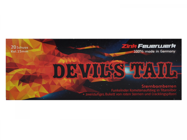 Zink Devils Tail Sternbombetten Pyrotechnik Effektmunition