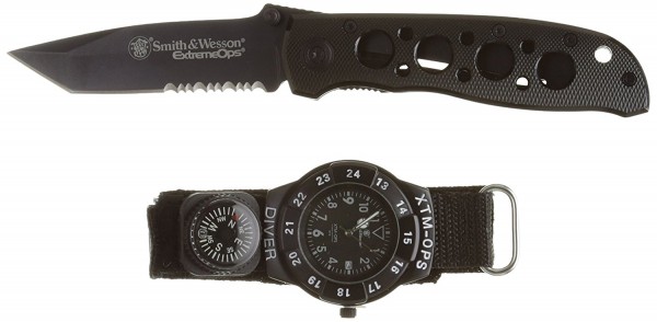 Smith & Wesson Special Ops Uhr-Messer-Set