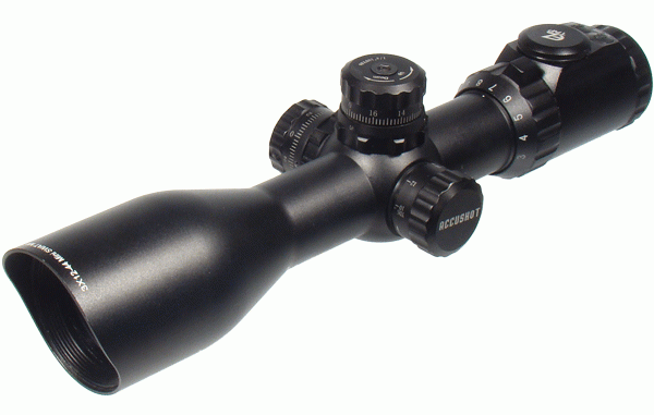UTG 3-12X44 30mm Compact Scope AO 36-color Mil-dot