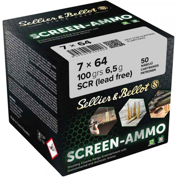 S&B Screen 7x64 SCR Zink 100 grs