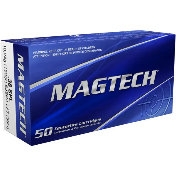 Magtech .38 Special SJSP- FLAT 10,24g / 158 gr