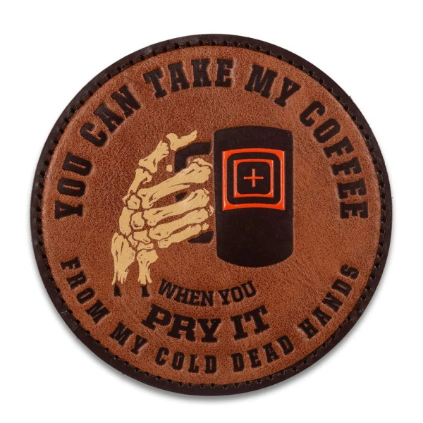5.11 CDH Coffee Leather Patch