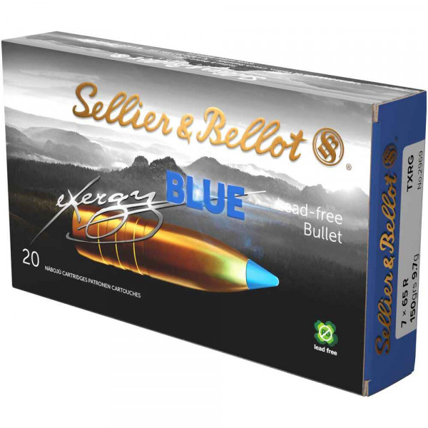Sellier & Bellot 7x65R tipped eXergy blue 9,7g / 150gr