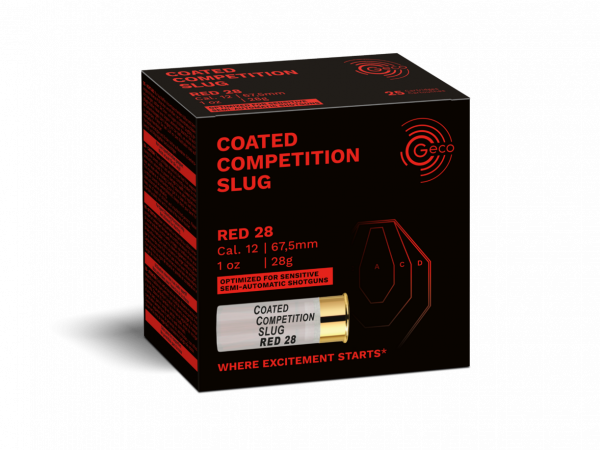 Geco Coated Competition 12/67,5 Slug Red 28