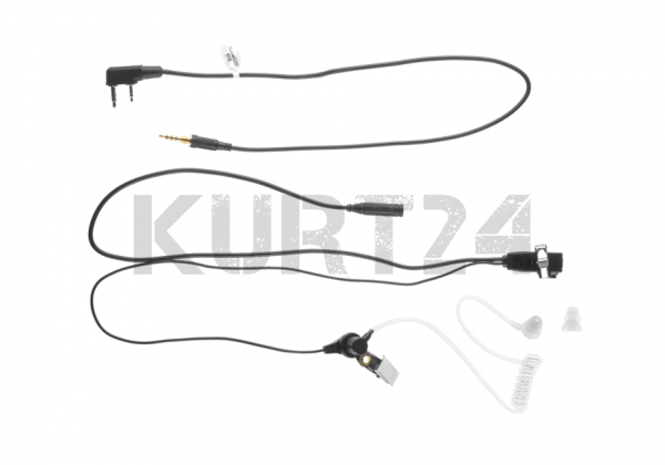 Z-Tac FBI Style Acoustic Headset Kenwood Connector