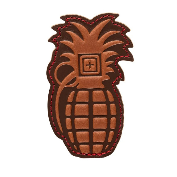 5.11 Pineapple Grenade Leather Patch