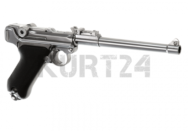 Airsoftpistole WE P08 8 Inch Full Metal 6mm GBB