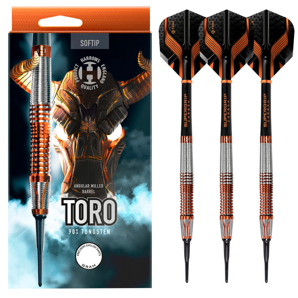 Harrows Toro 90% Tungsten Softip Darts