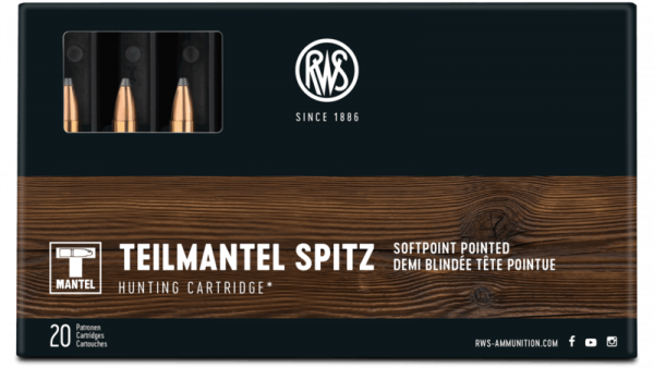 RWS 5,6x50 R Mag. Teilmantel Spitz 3,24g / 50gr