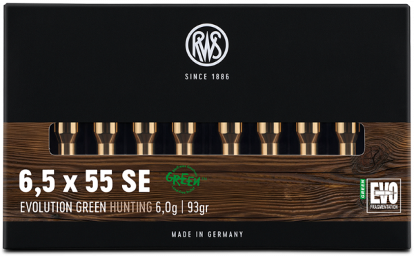 RWS 6,5x55 Evolution Green 6,0g / 93gr