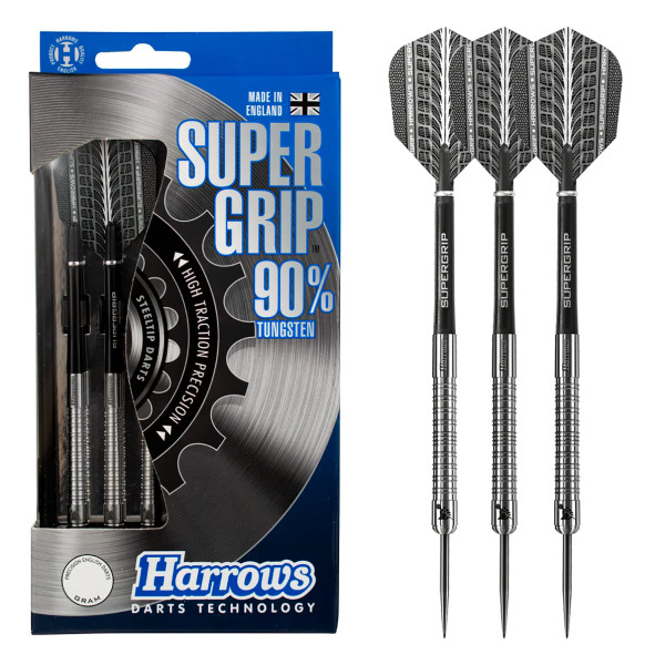 Harrows Super Grip 90% Tungsten Steeltip Darts