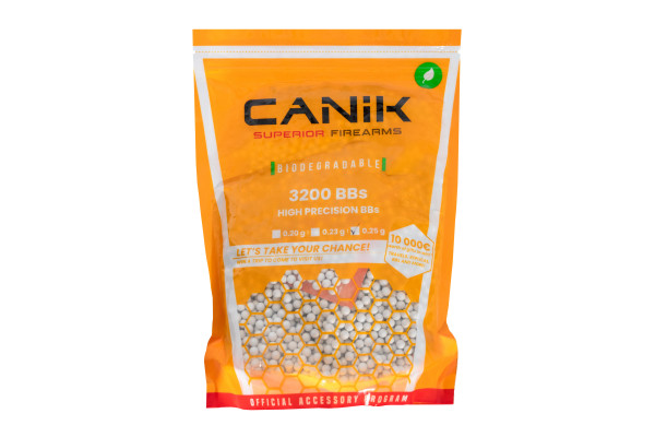 Canik 6mm BIO BBs Weiß 0,25g 3.200 Stück