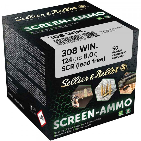 S&B Screen .308 Win. SCR Zink 124gr / 8g