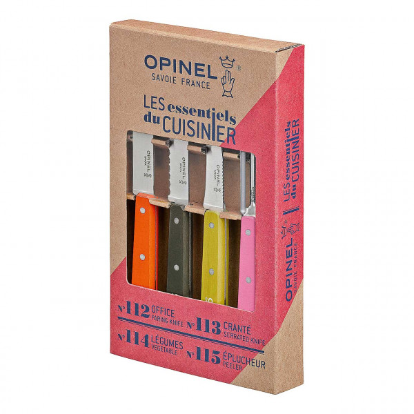 Opinel Küchenmesser-Set Les Essentiels 50s 4-teilig