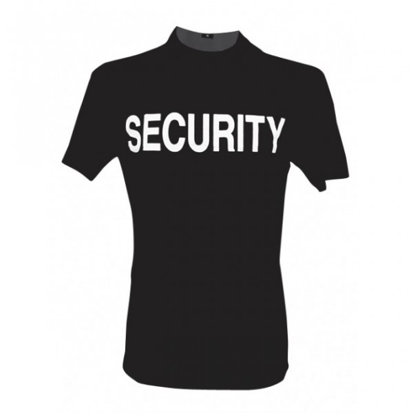 T-Shirt mit Security Aufdruck