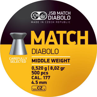 JSB Match Mittel Diabolos 0,520 g